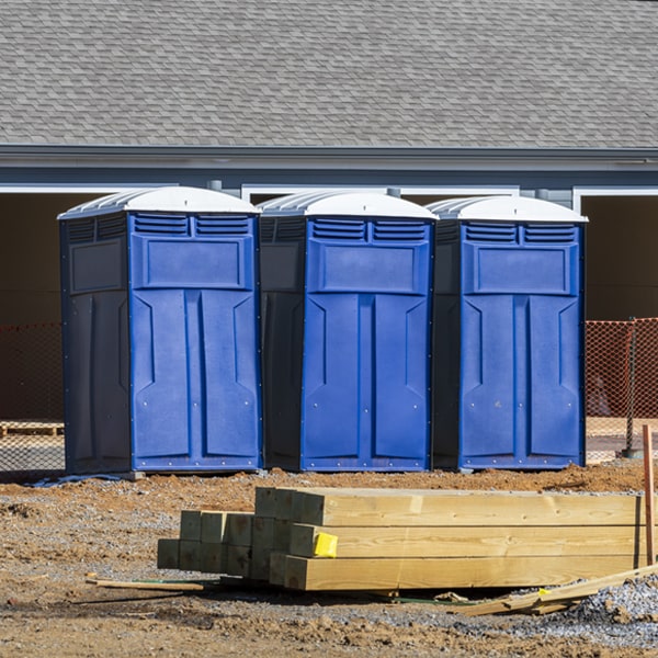 what is the maximum capacity for a single portable toilet in Franklin Grove IL